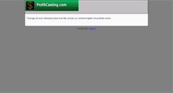 Desktop Screenshot of profitcasting.com