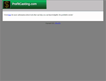 Tablet Screenshot of profitcasting.com